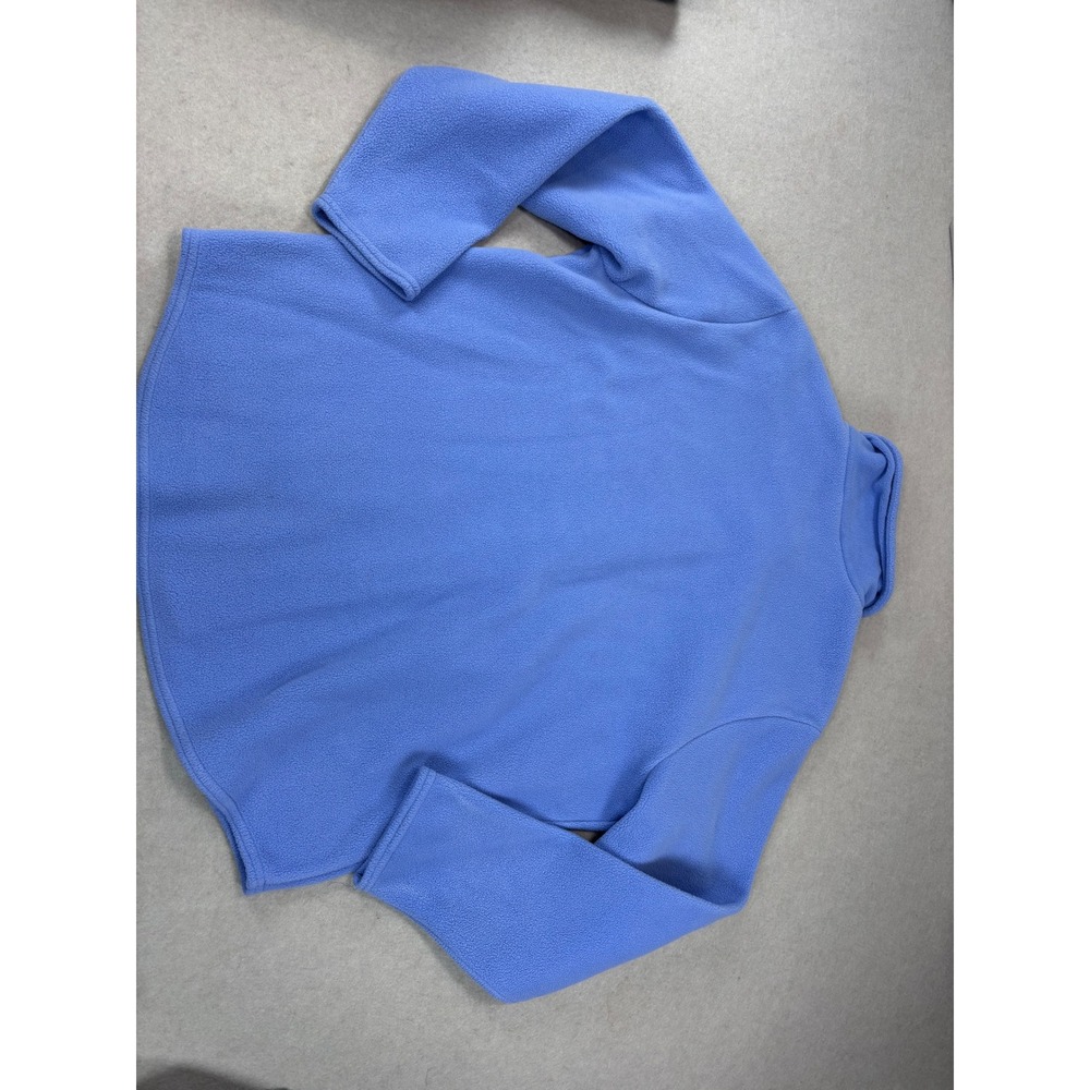 L.L. Bean Womens‎ Large Blue Fleece Button Shacket Collared - Picture 7 of 7